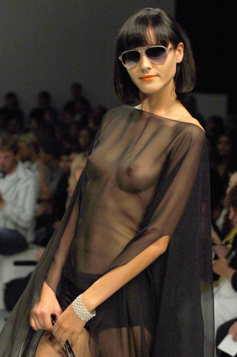 Nudity on fashion shows
