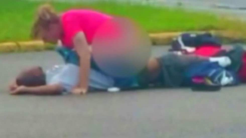 They burned on the street