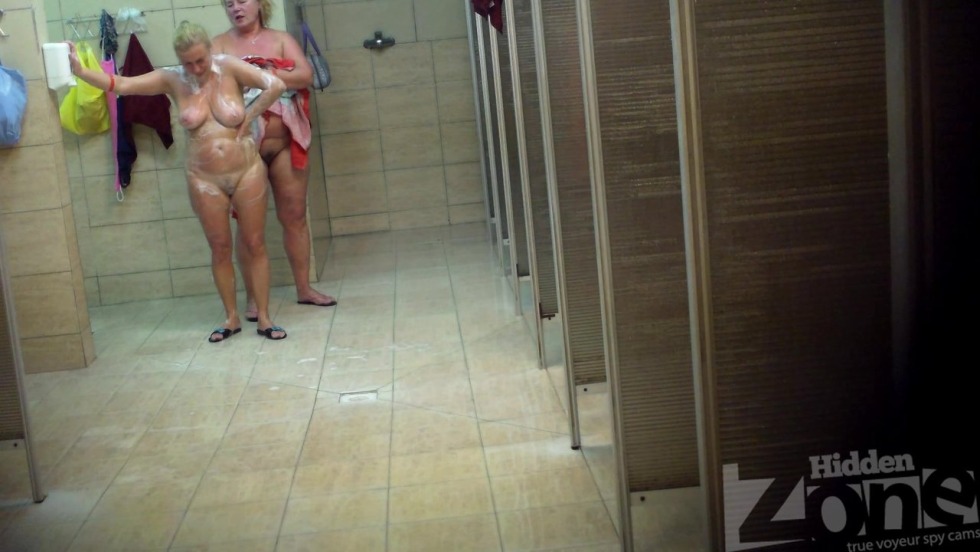 Camera in a female shower