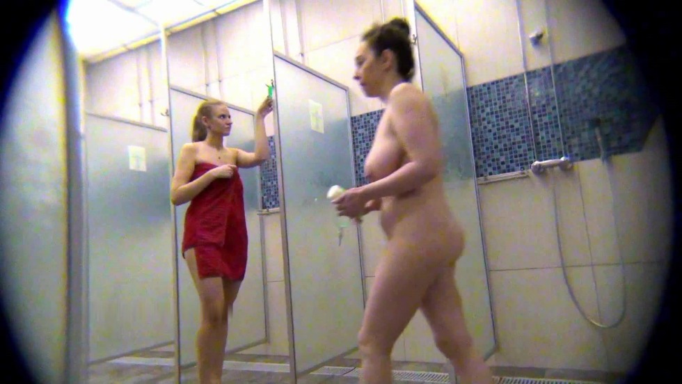 Hidden cameras in women's shower