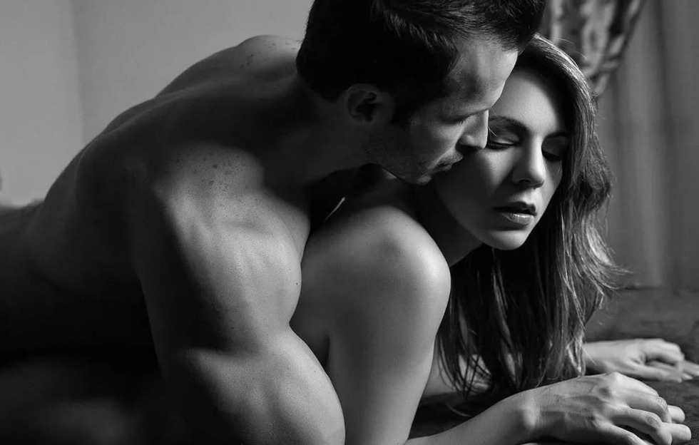 Erotic photo shoot of the couple