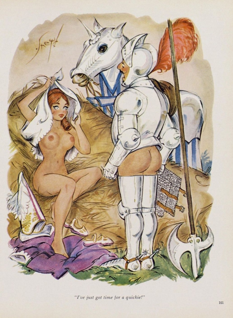 Erotic illustrations for fairy tales