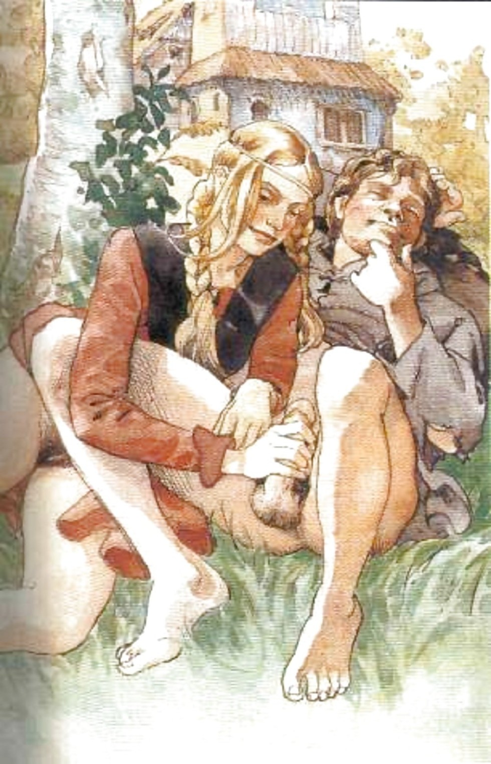 Pornographic painting Slavs