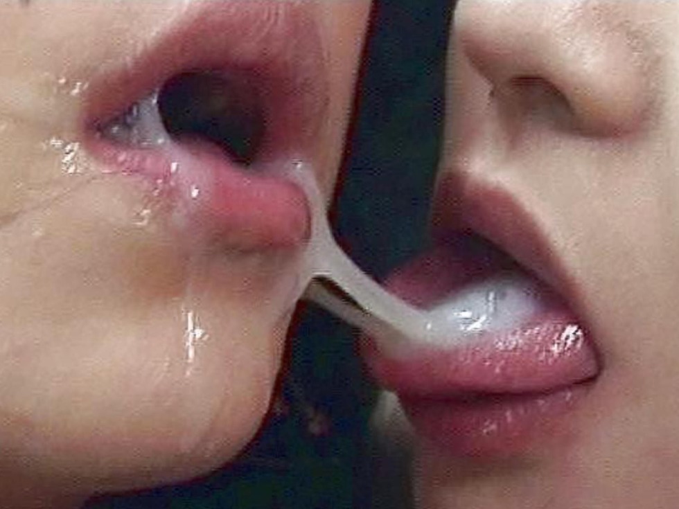Cum in a close -up mouth