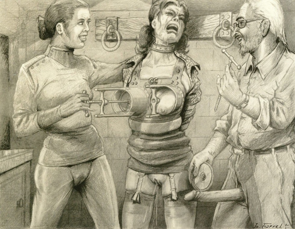 Joseph Farrell drawings BDSM