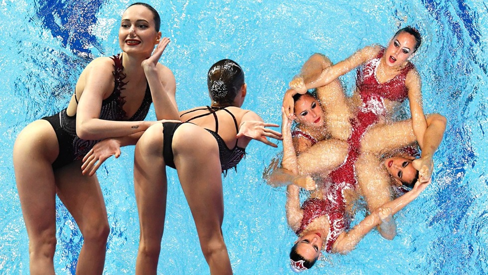 Tracy Ruis synchronous swimming