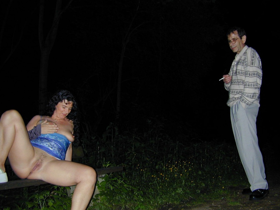 Mature naked at night private