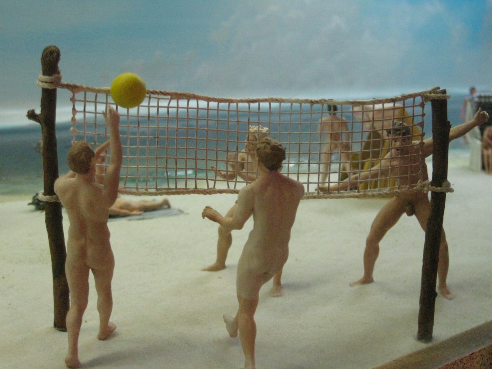 Beach volleyball naked