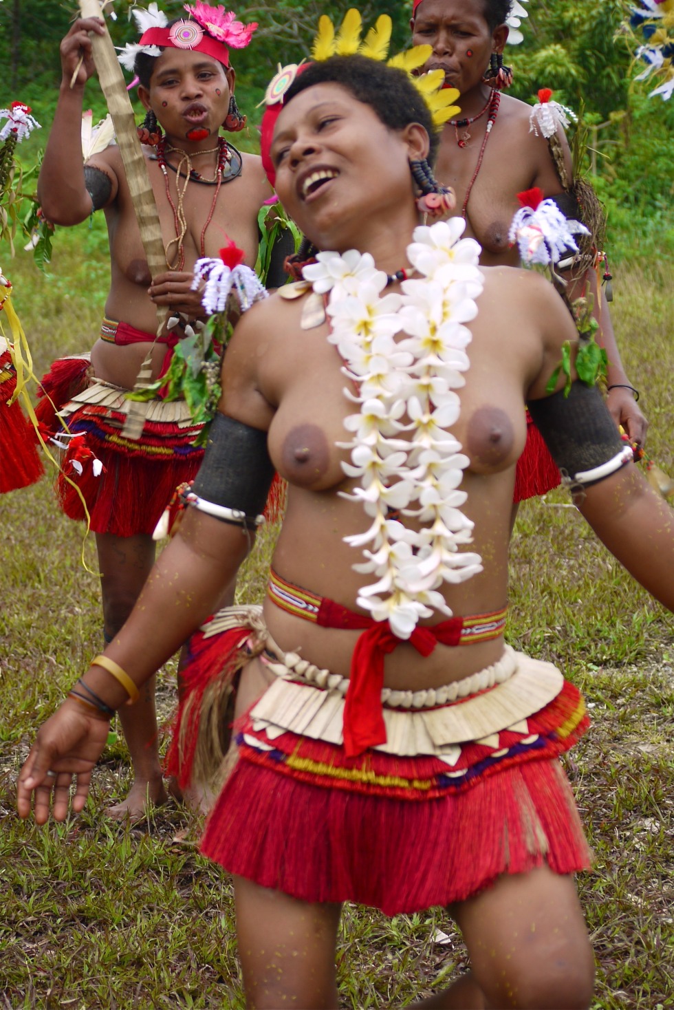 Papua tribe naked women