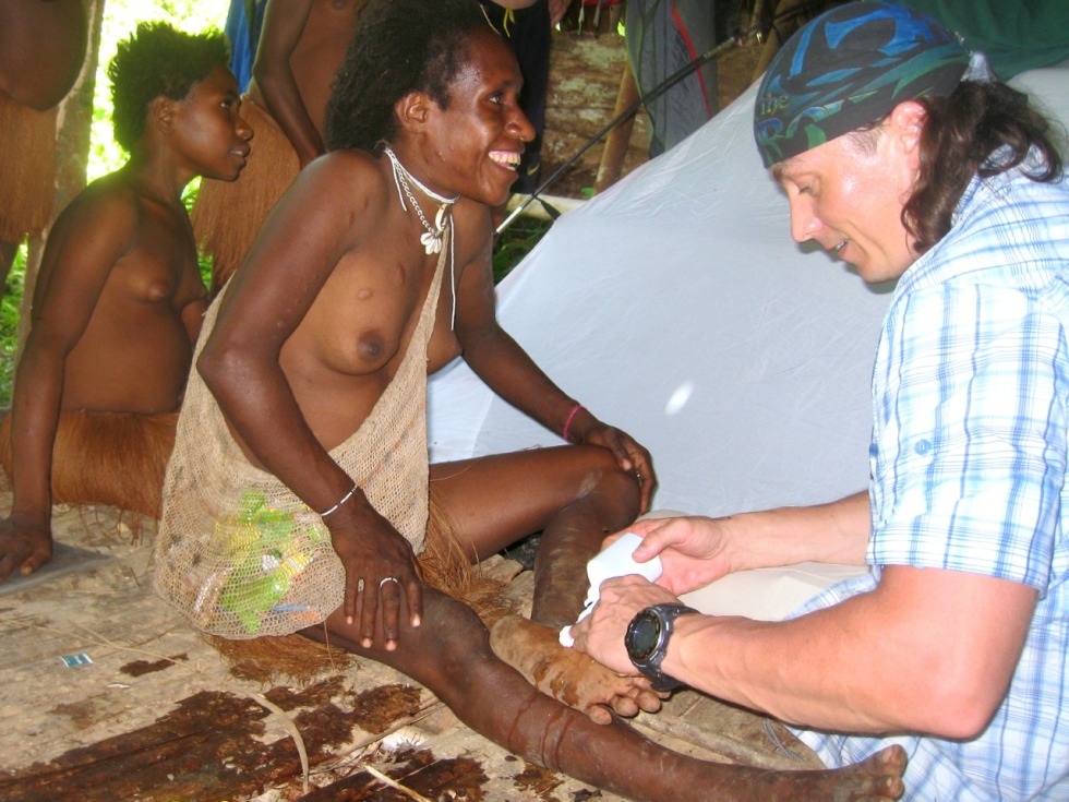 Naked Aborigines Papua New Guinea