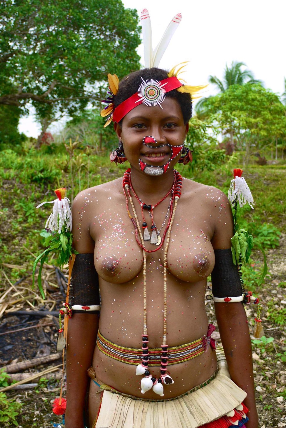 Naked women from the tribe