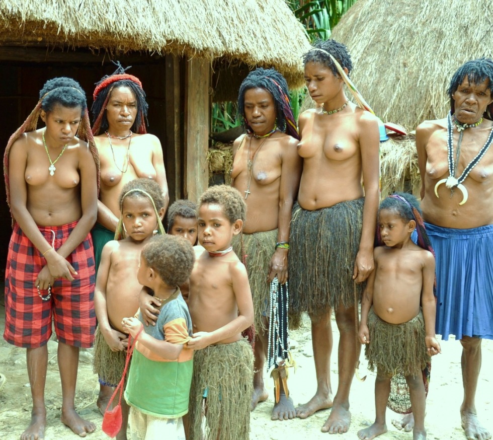 Naked Aborigines Papua New Guinea
