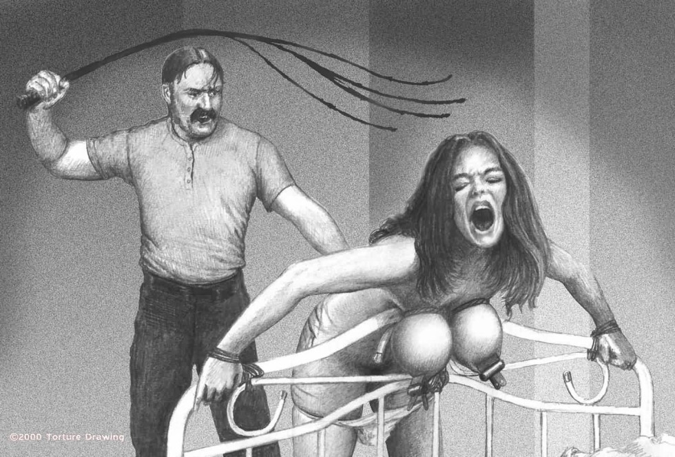 Torture of a girl whip bdsm