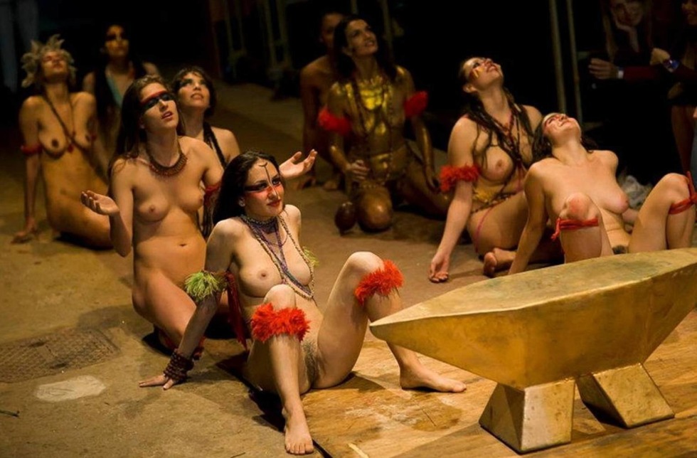 Naked theatrical productions