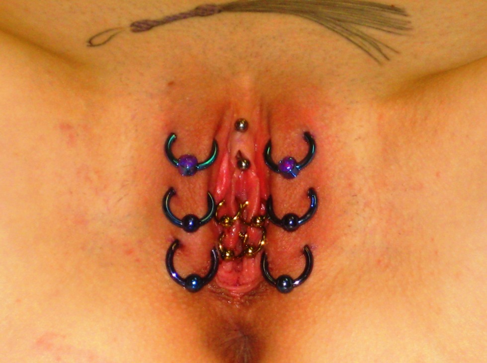 Intimate piercing in girls
