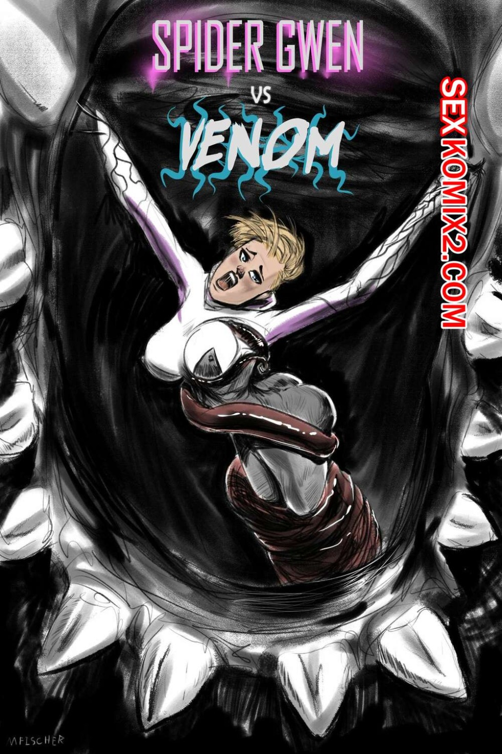 Spider Gwen and Venom comics Sex