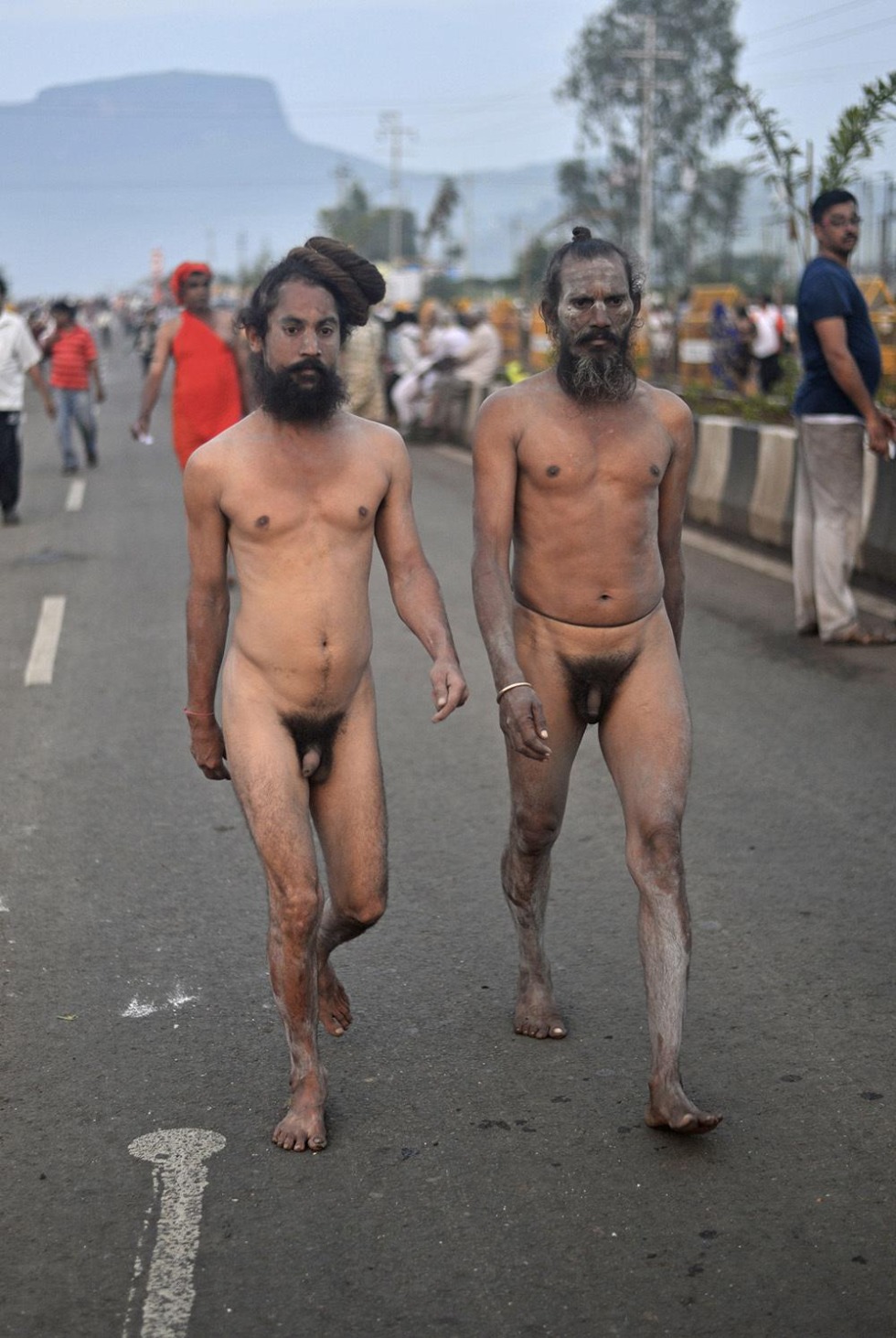Naked Indian men