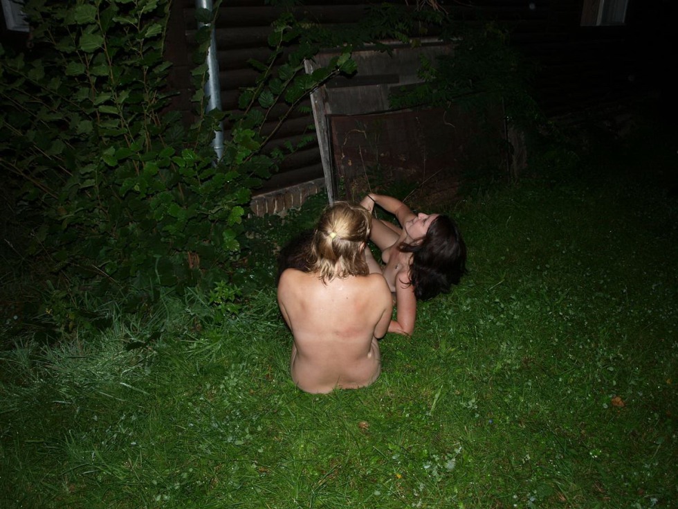 Girls debauchery in the country