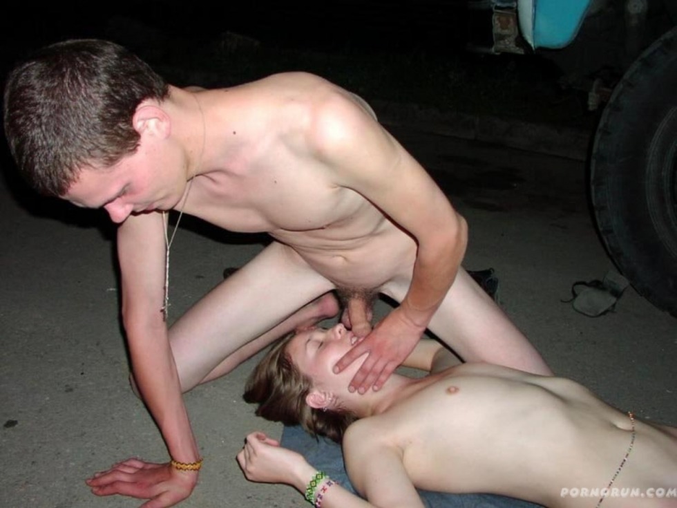 Drunk in the trash naked women