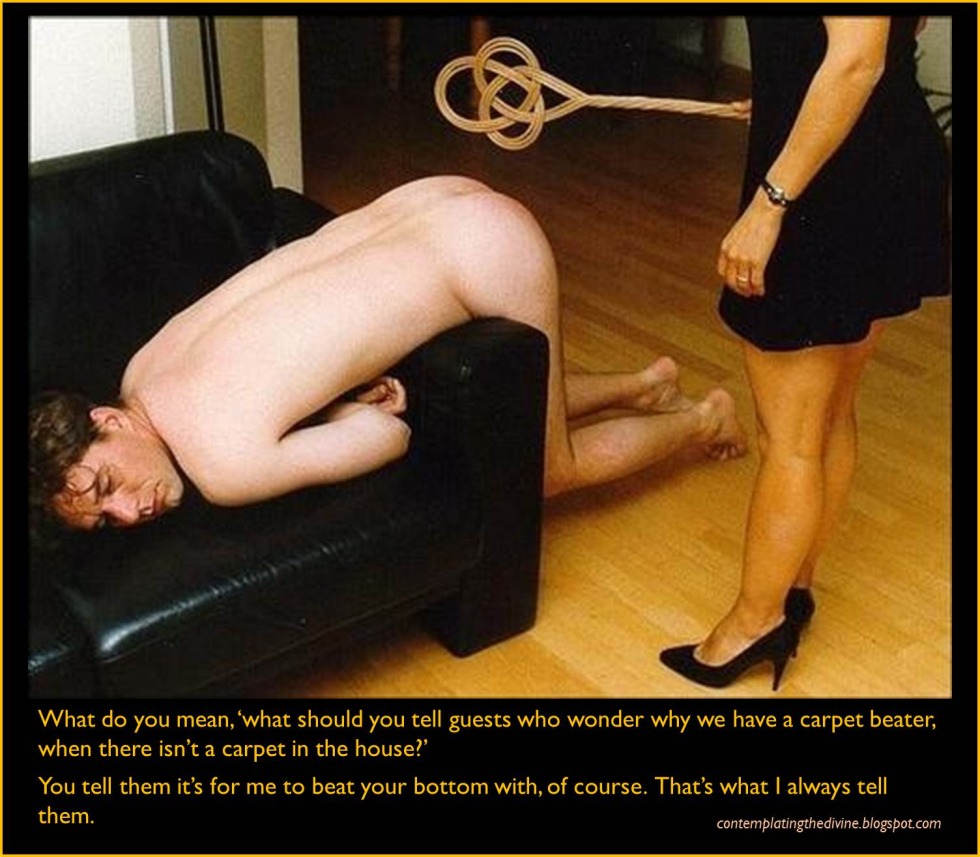 Woman tearing a man BDSM