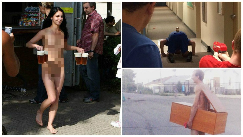 The girl undressed to the dispute