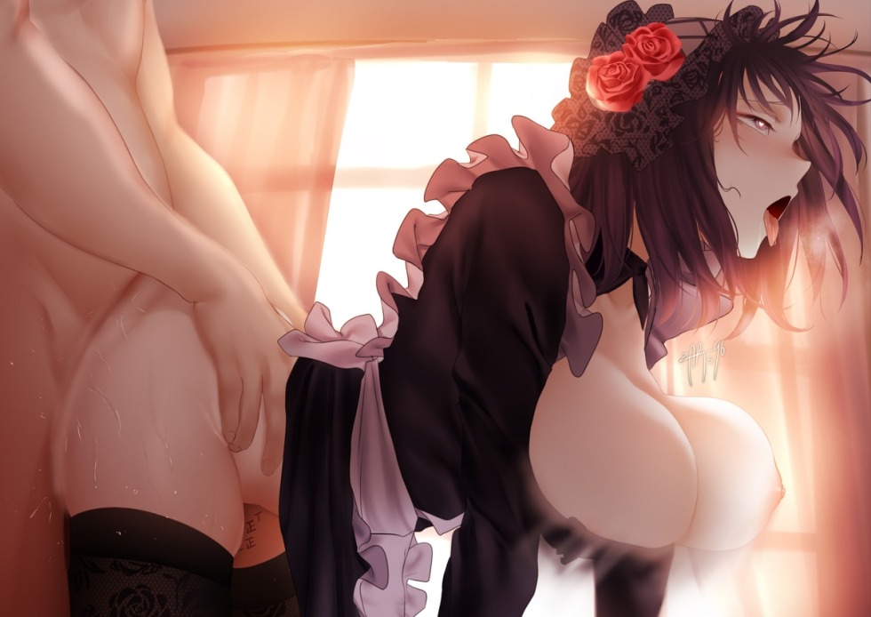 Hentai maid sucked