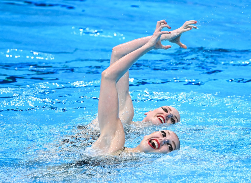 Svetlana Romashina Synchronous swimming
