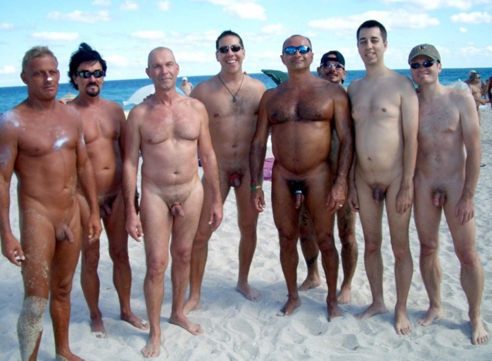 Several naked men