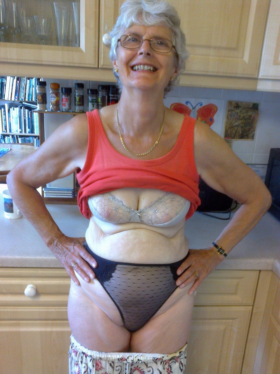 Grandmothers in underwear
