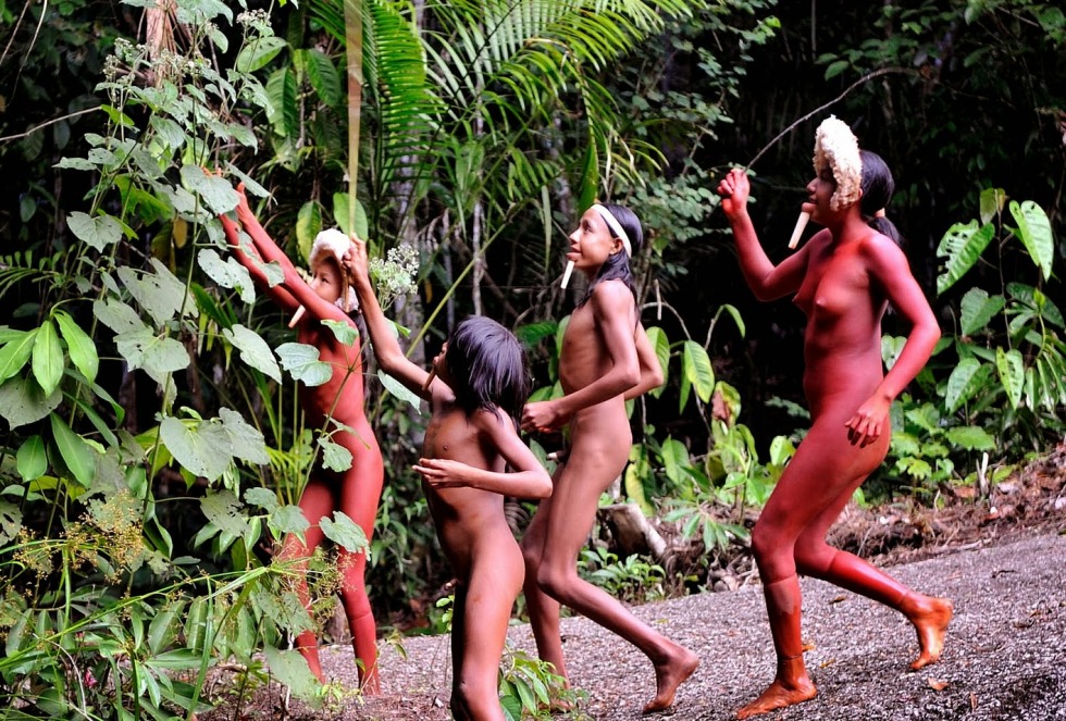 Naked women of the Amazon