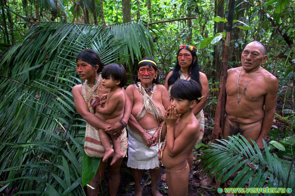 Naked wild Indians of men