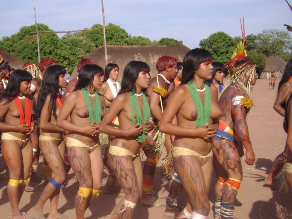 Indians from the Xingu River Brazil