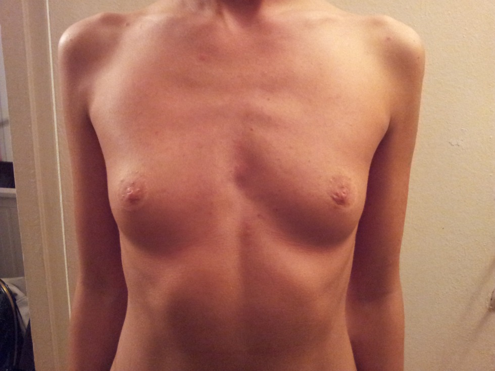 Small tits of the first size