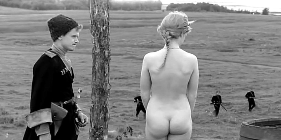 Naked in feature films