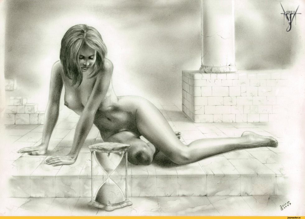 Erotic drawings with a pencil