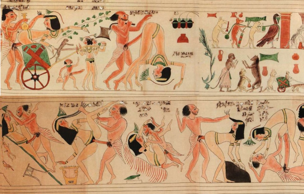 Debauchery in ancient Egypt