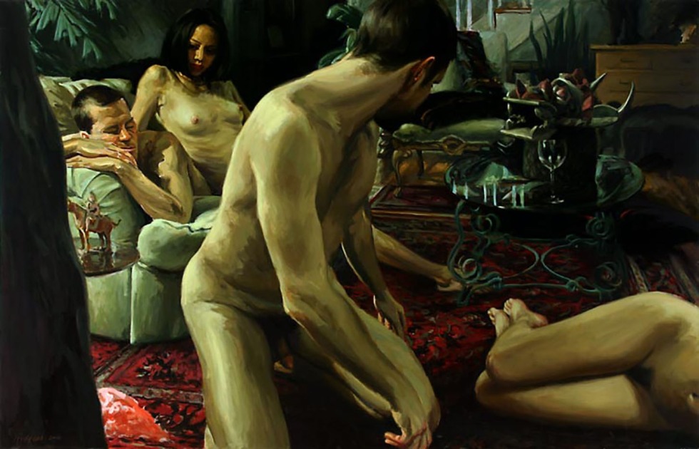 Modern erotic painting