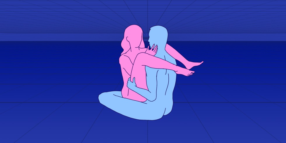 Erotic lotus posture