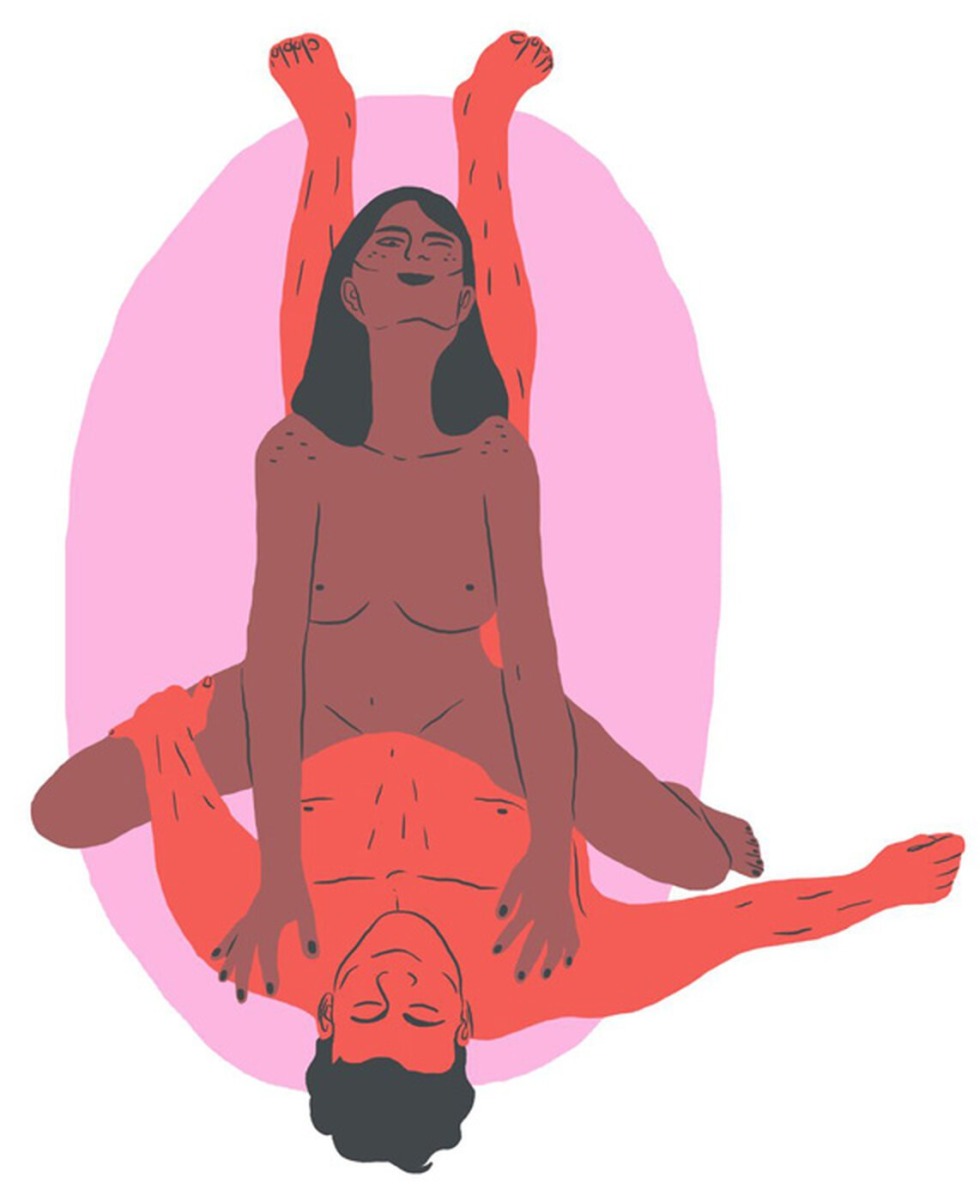 Lotus pose in intimate life