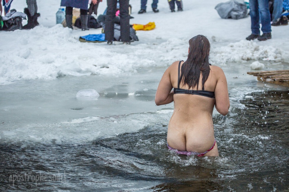 Epiphany bathing naked