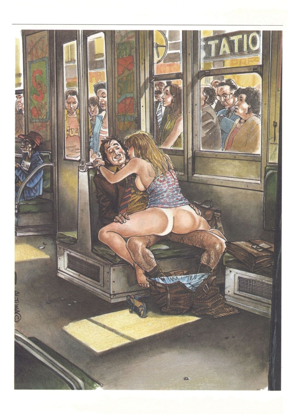 Erotic illustrations
