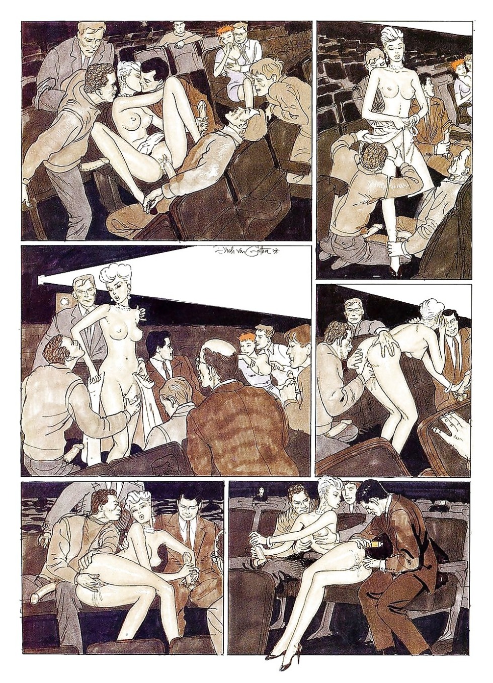 Erich von Gotha-Porno Drawings opera masterpieces