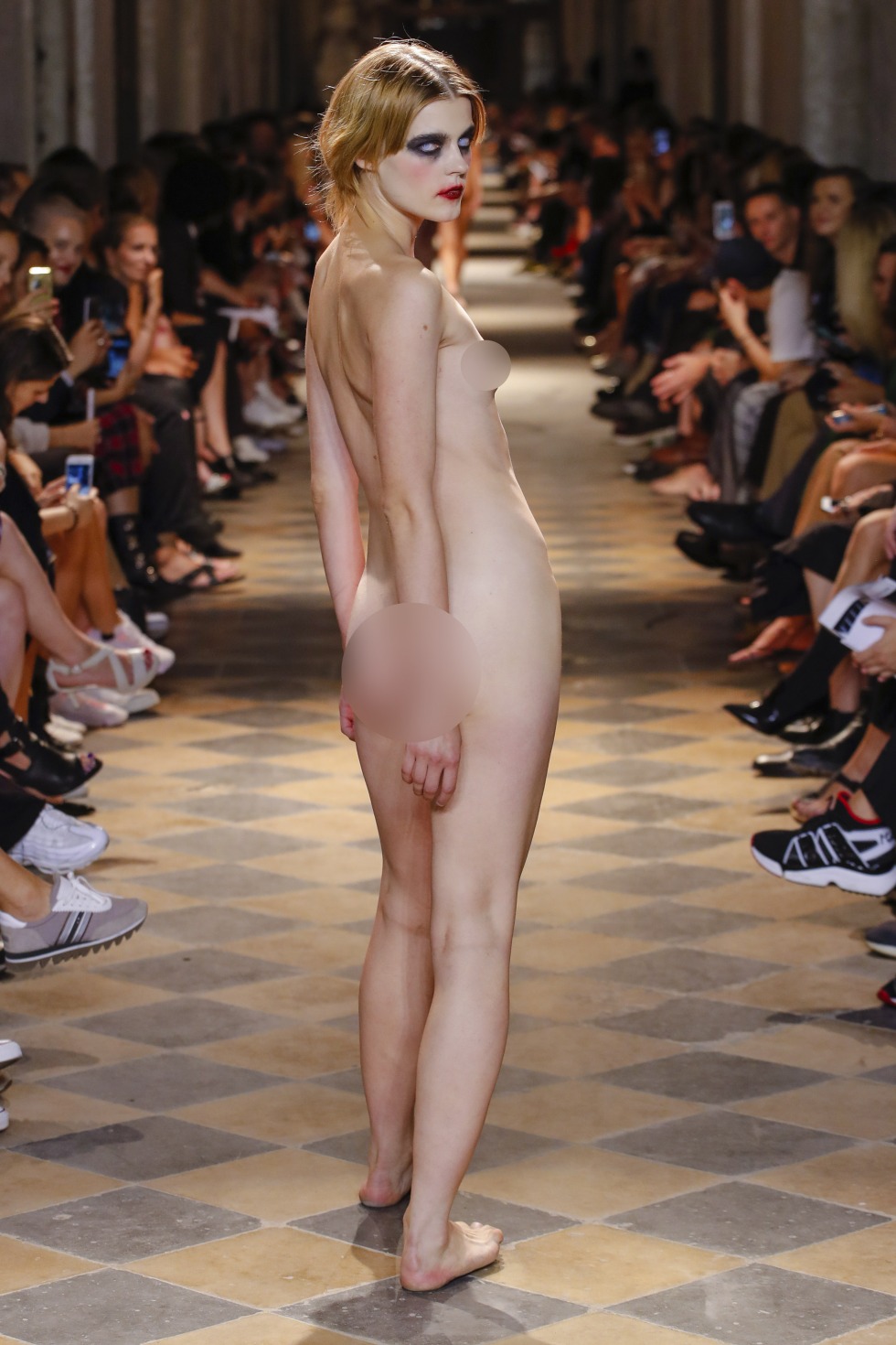 Nudity on fashion shows