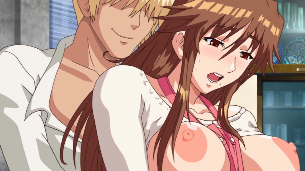 Anime Furyou Ni Hamerarete Jusei Suru Kyonyu Okaa-San