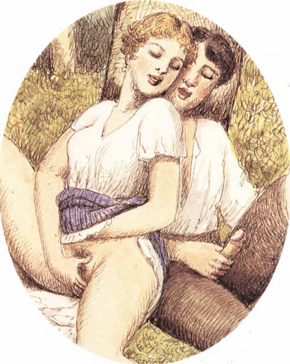 Erotic retro illustrations
