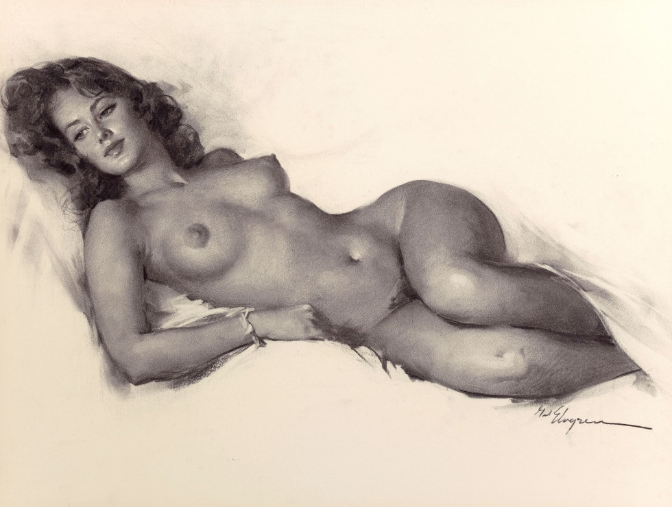 Beautiful drawings of naked women