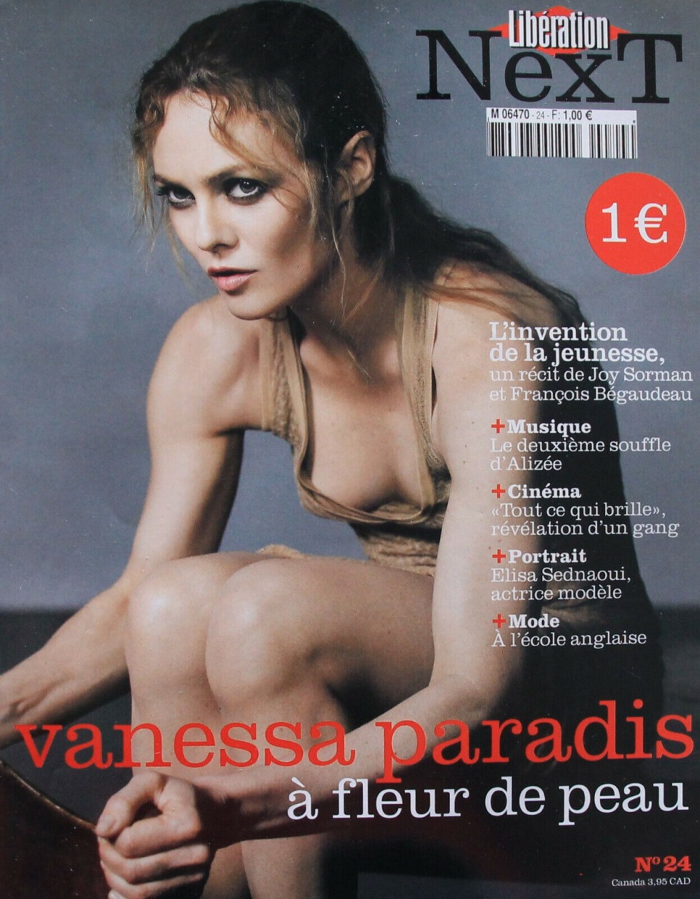 Vanessa Paradis of the photo shoot