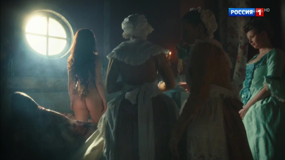 Marina Alexandrova was naked in the film Ekaterina