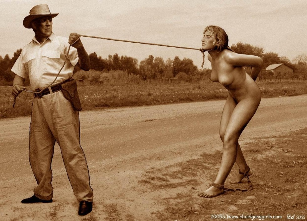 Slave on nude plantations