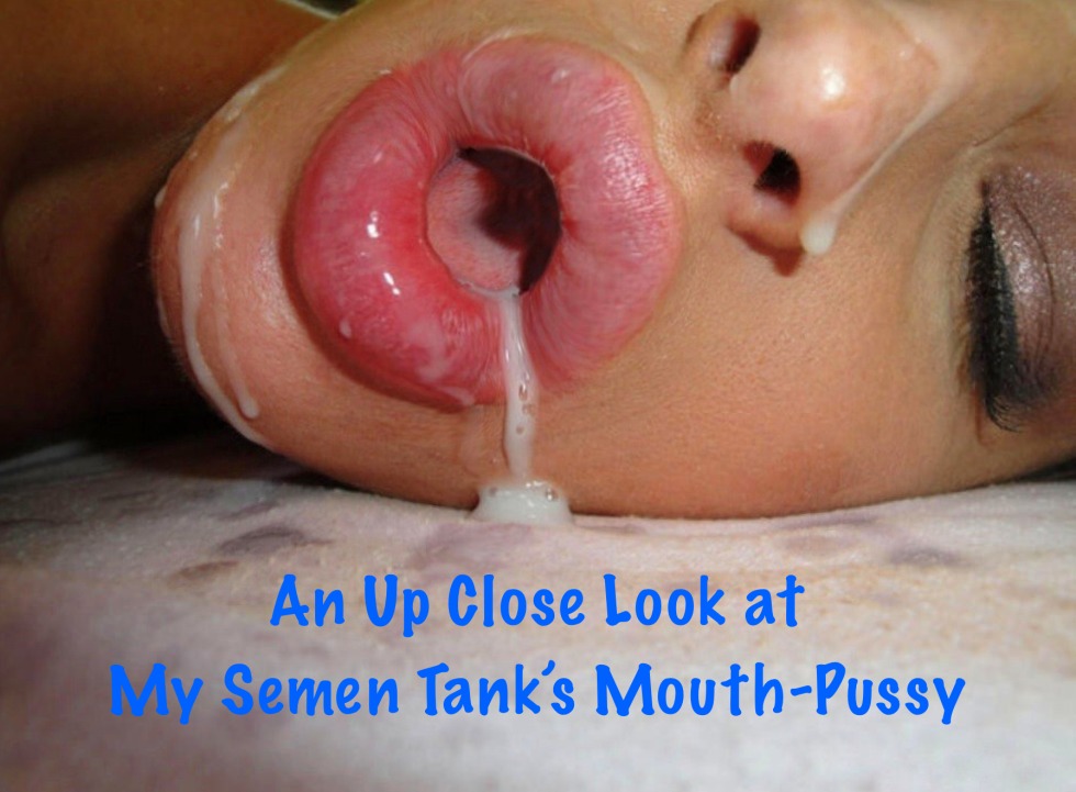 Cum on silicone lips